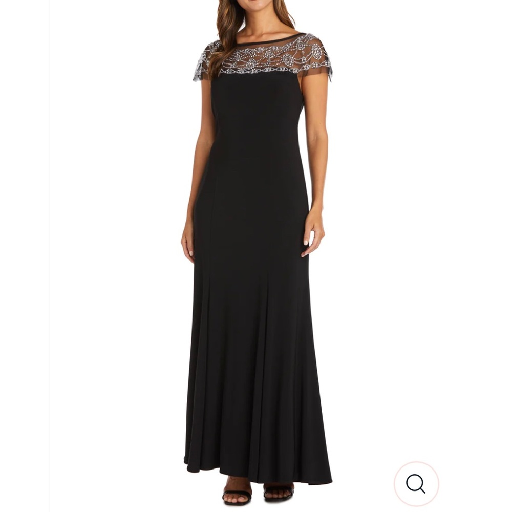 R&M Richards Formal Dress - Black 12P